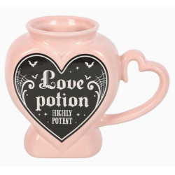 Tasse gothique en forme de cœur « Love Potion »