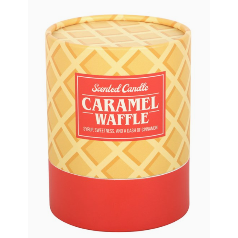 Bougie parfumée au caramel et à la gaufre