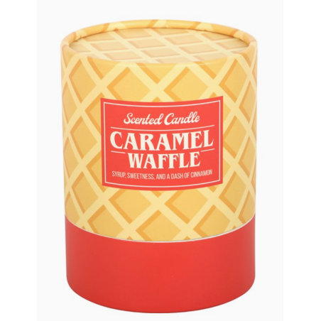 Bougie parfumée au caramel et à la gaufre
