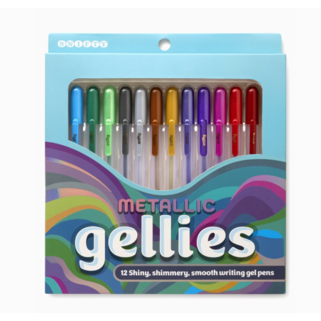 ENSEMBLE DE STYLOS GEL MÉTALLIQUES SNIFTY
