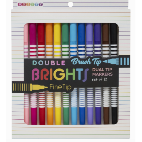 SET DE FEUTRES DOUBLE POINTE SNIFTY