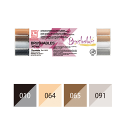 PACK DE 4 FEUTRES BRUSH A...