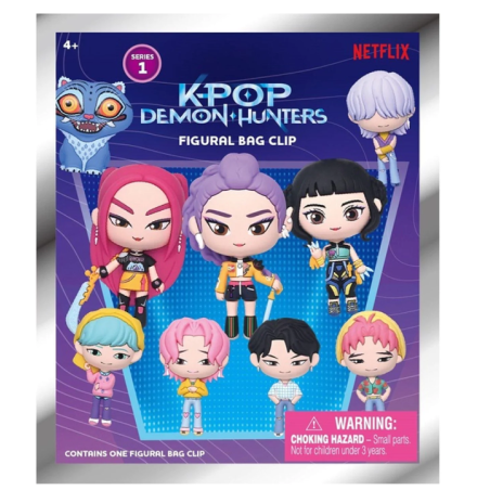 BLIND BAG Bag Clip 3D Foam  KPOP Demon Hunters - Series 1