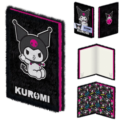 Carnet de Note en peluche - KUROMI - Hello Kitty