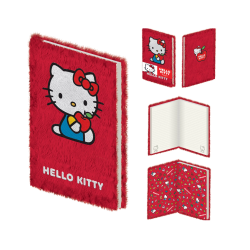 Carnet de Note en peluche - Hello Kitty