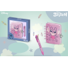 Journal intime en peluche + stylo Stitch Cœur d'ange Disney