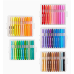 SET DE 60 FEUTRES ACRYLIQUE KINGART POINTE 2MM