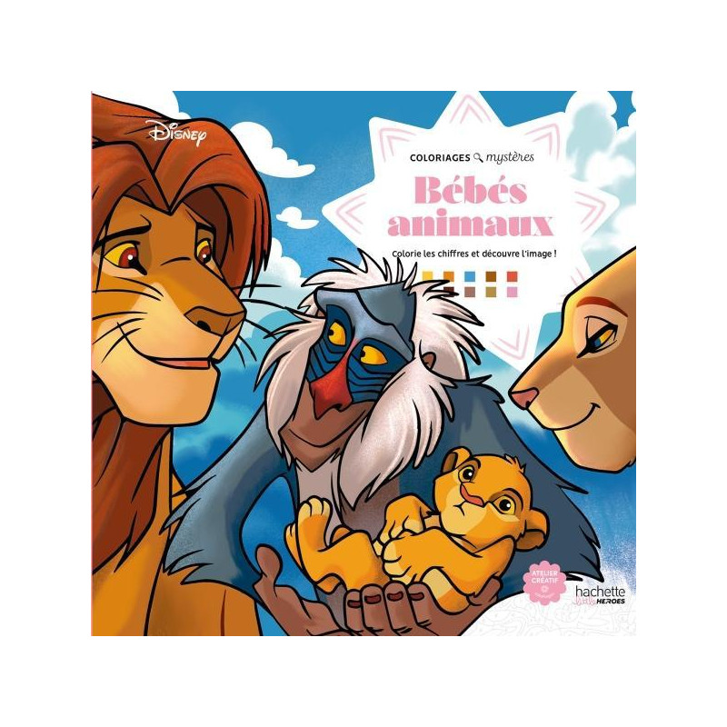 Grand carré mystères Disney - Bébés animaux