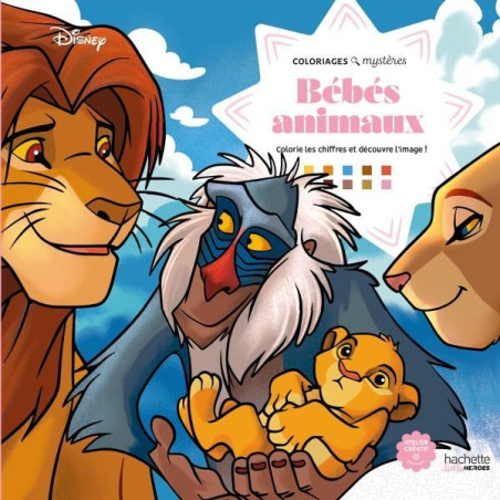Grand carré mystères Disney - Bébés animaux
