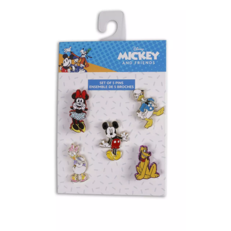 Ensemble de 5 pins Mickey et ses amis - Disney