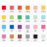 SET DE 24 FEUTRES ACRYLIQUE POINTE NORMAL VARIETY KINGART