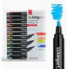 SET DE 24 FEUTRES ACRYLIQUE POINTE NORMAL VARIETY KINGART