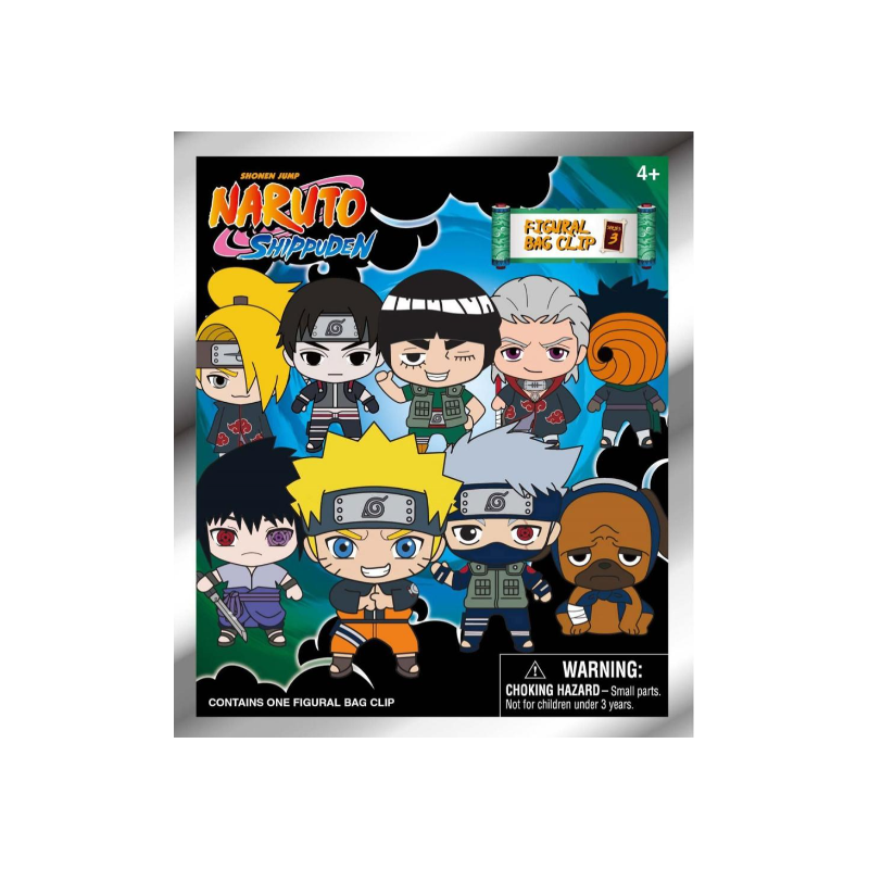 Blind Bag 3D Foam Bag Clip SHIPPUDEN - Series 3 - Naruto