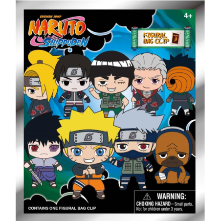 Blind Bag 3D Foam Bag Clip SHIPPUDEN - Series 3 - Naruto