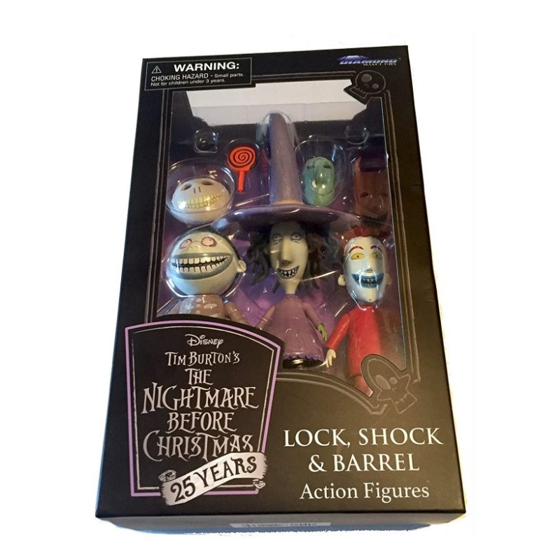 Figurines Lock Shock & Barrel - Etrange Noël de Mr Jack - Disney