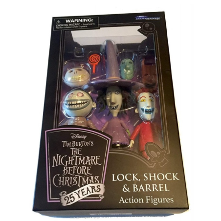 Figurines Lock Shock & Barrel - Etrange Noël de Mr Jack - Disney