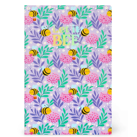 Cahier Ligné B5 à Couverture  Illustrée - ABEILLE LEGAMI