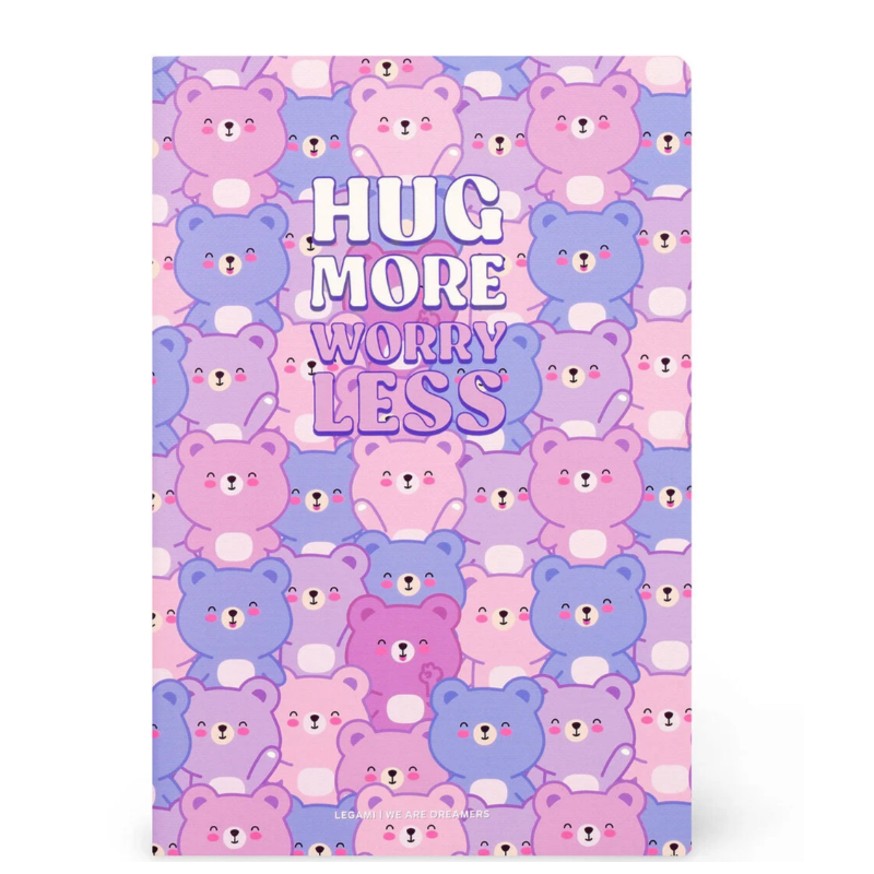 Cahier Ligné B5 à Couverture  Illustrée - TEDDY BEAR LEGAMI