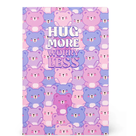 Cahier Ligné B5 à Couverture  Illustrée - TEDDY BEAR LEGAMI