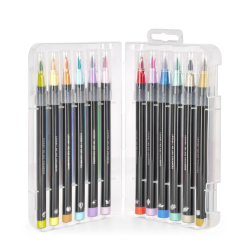 Set de 12 Feutres Pinceaux Pastel Colours - Brush Markers LEGAMI