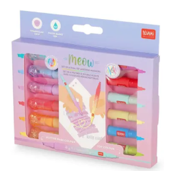 SET DE 6 FEUTRES DOUBLE POINTE MEOW LEGAMI