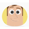 Masque en tissu pour visage Woody - Toy Story