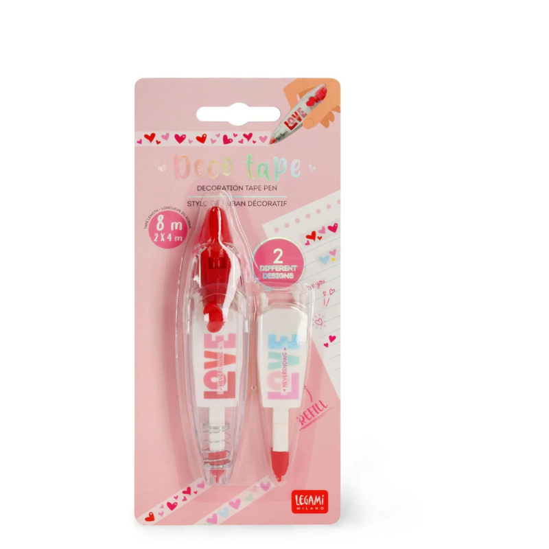 Stylo de Ruban Décoratif - Deco Tape Coeur LEGAMI