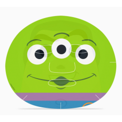 Masque en tissu pour le visage Alien - Toy Story