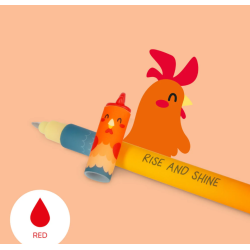 Set de 4 Stylos à Encre Gel Effaçable LA FERME LEGAMI