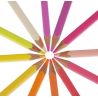 Set de 12 Crayons de Couleur Sunset Palette - Live Colourfully LEGAMI