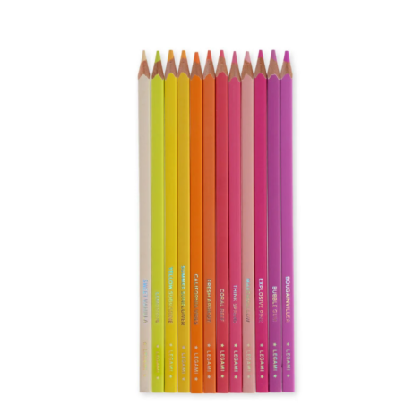 Set de 12 Crayons de Couleur Sunset Palette - Live Colourfully LEGAMI