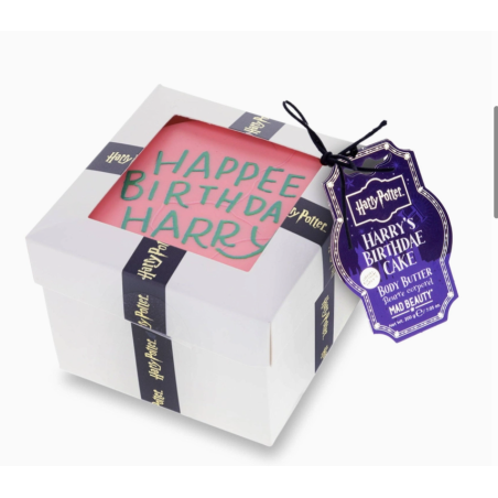 Beurre corporel gâteau d'anniversaire Harry Potter