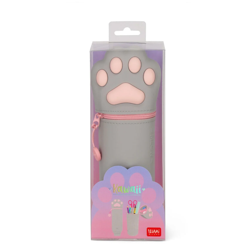 Trousse 2 en 1 en Silicone PATTE DE CHAT LEGAMI