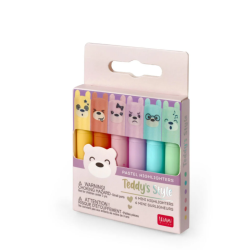 Set de 6 Mini Surligneurs Teddy’s Style LEGAMI