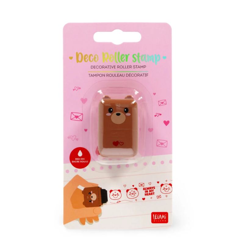 Tampon Rouleau Décoratif Teddy Bear Deco Roller Stamp LEGAMI