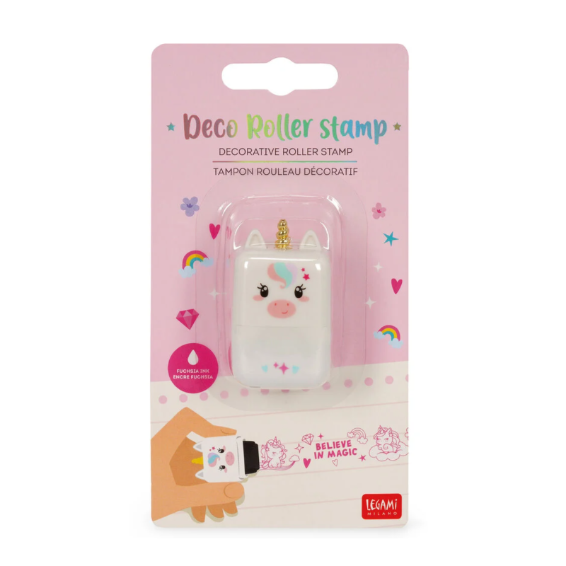 Tampon Rouleau Décoratif Unicorn Deco Roller Stamp LEGAMI