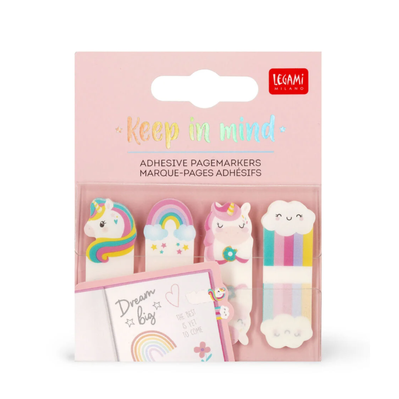 Marque-Pages Adhésifs LICORNE Keep in Mind LEGAMI