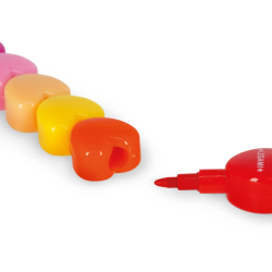 12 Crayons de Couleur Empilables Dream in Colour LEGAMI
