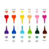 12 Crayons de Couleur Empilables Dream in Colour LEGAMI