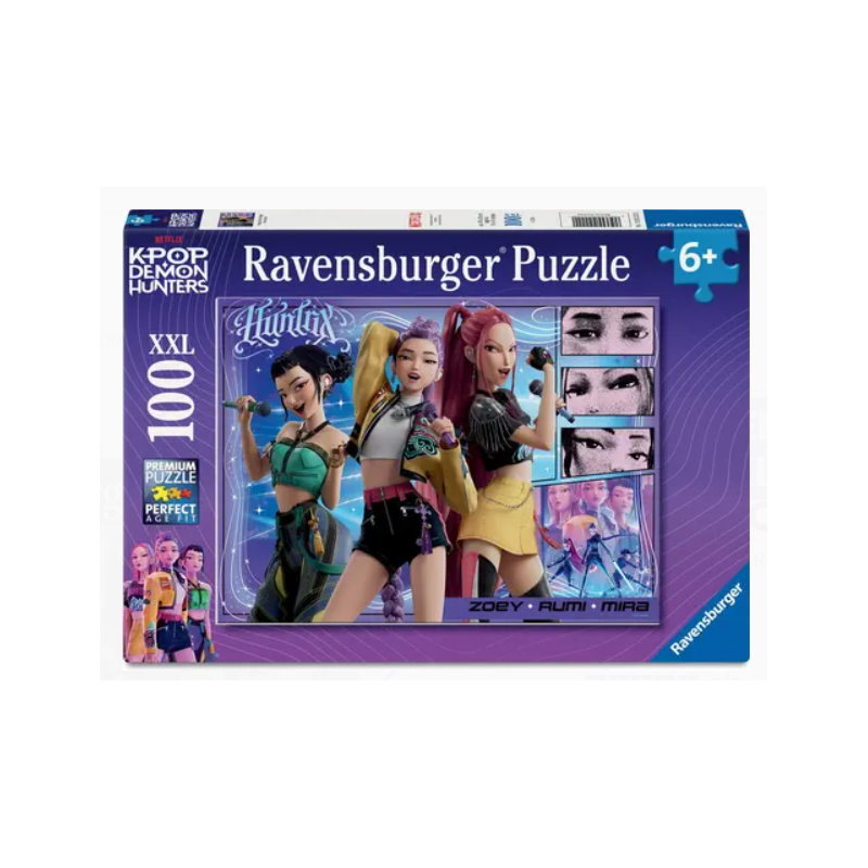PUZZLE 100 pièces XXL Fans Heureux - KPOP DEMON HUNTERS