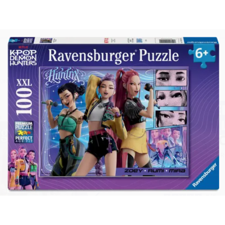 PUZZLE 100 pièces XXL Fans Heureux - KPOP DEMON HUNTERS