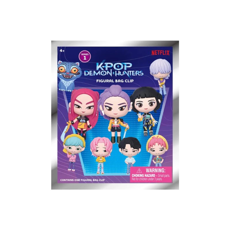 BLIND BOX Bag Clip porte clés 3D KPop Demon Hunters