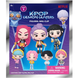 BLIND BOX Bag Clip porte clés 3D KPop Demon Hunters