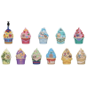 Blind Bag Porte-Clé Mousse 3D Mystère Princesses Cupcake - Disney
