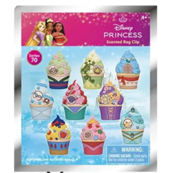 Blind Bag Porte-Clé Mousse 3D Mystère Princesses Cupcake - Disney