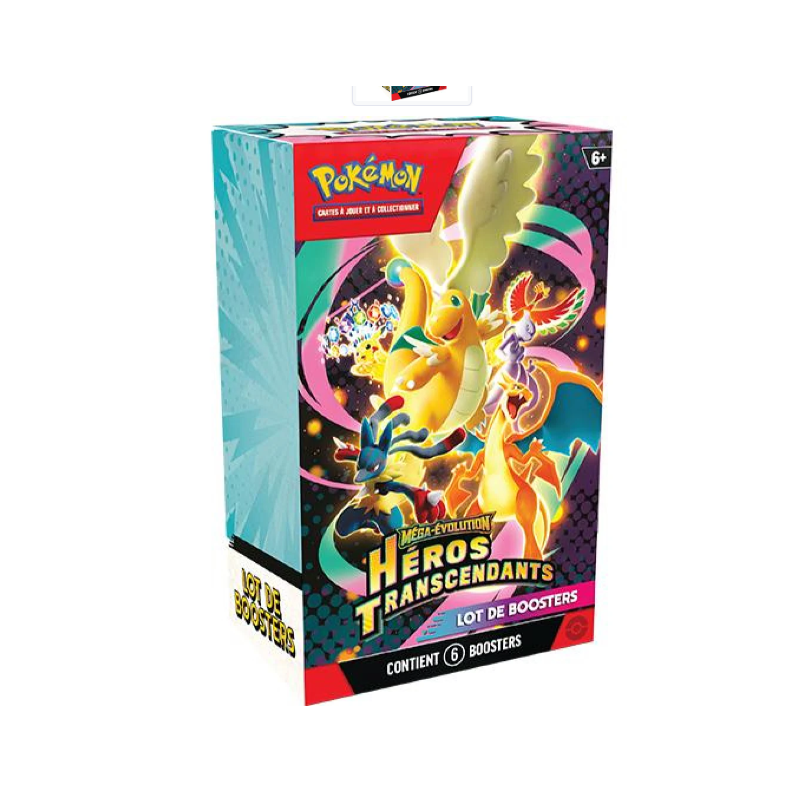 Boîte de 6 boosters Pokémon - ME 2.5 Héros Transcendants