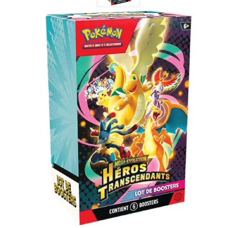 Boîte de 6 boosters Pokémon - ME 2.5 Héros Transcendants
