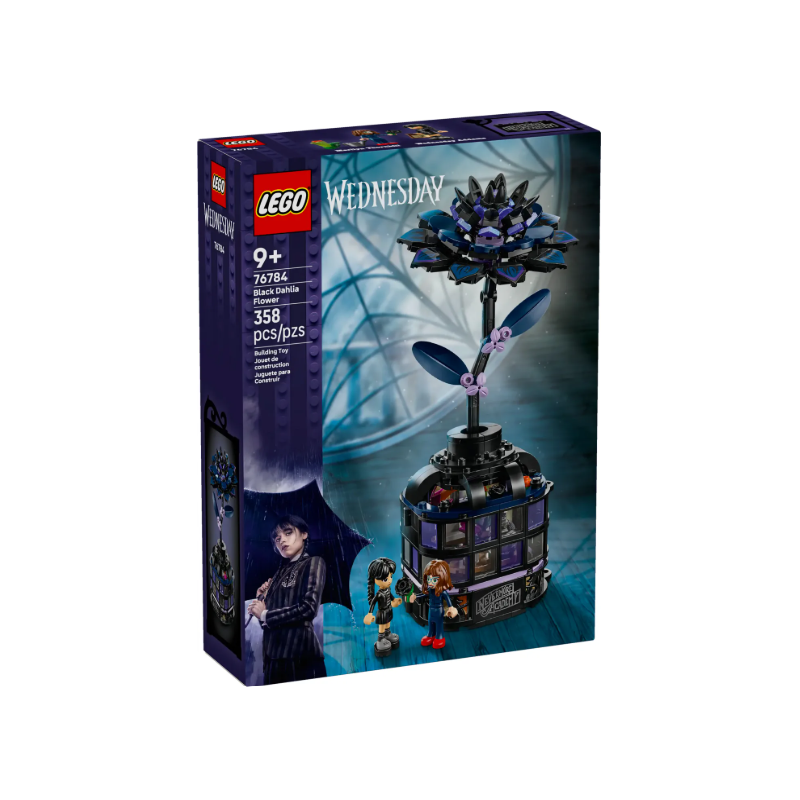 LEGO Le Dahlia Noir N°76784 Mercredi Adams Netflix