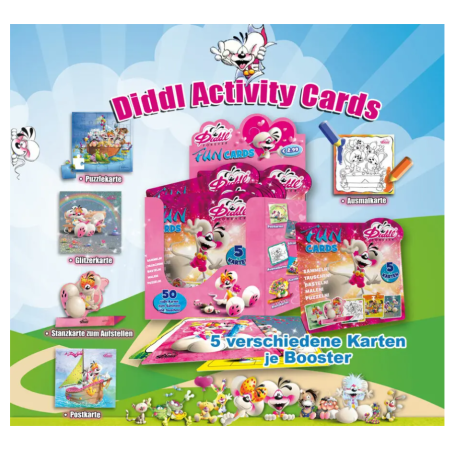 Blind bag booster de cartes d'activités Diddle