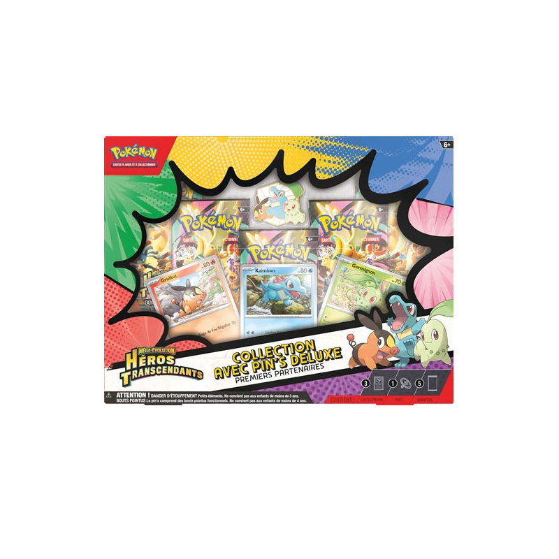 Blin Bag Cartes à collectionner Pokémon Q126 Deluxe Pin’s Box 5 boosters